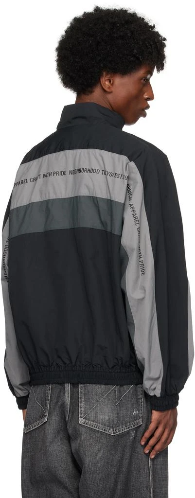 NEIGHBORHOOD Black Taffeta Track Jacket 3