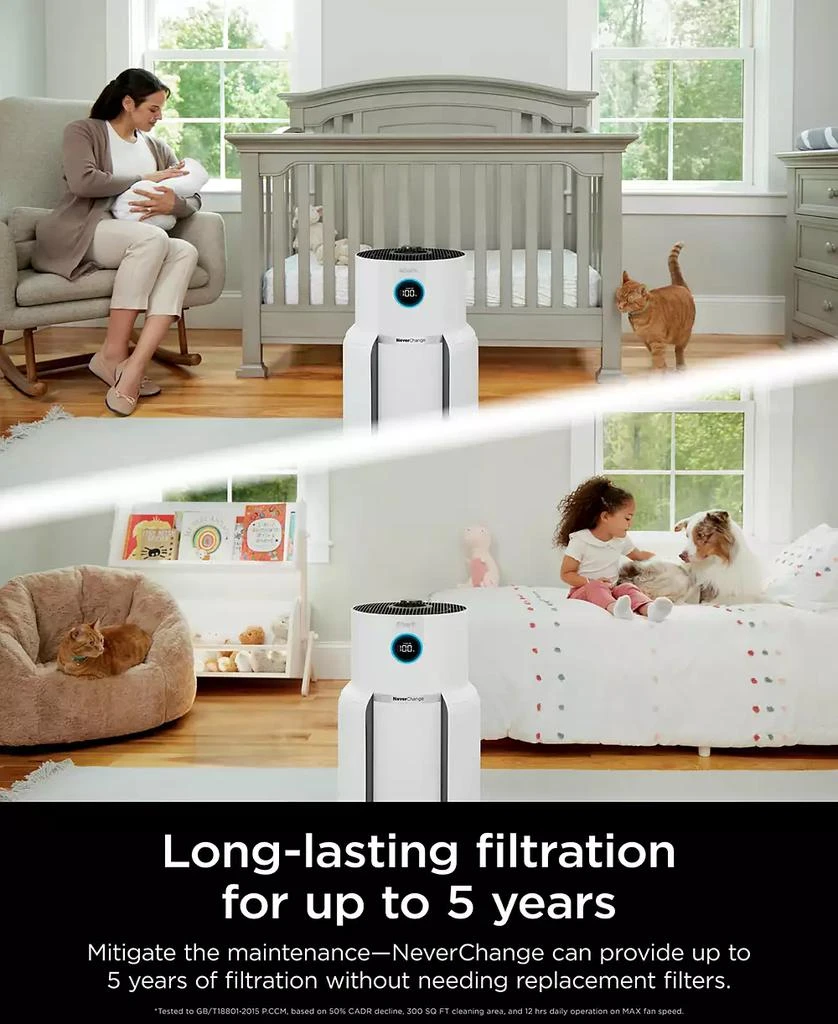 Shark NeverChange HEPA Large-Room Air Purifier Max HP302 8