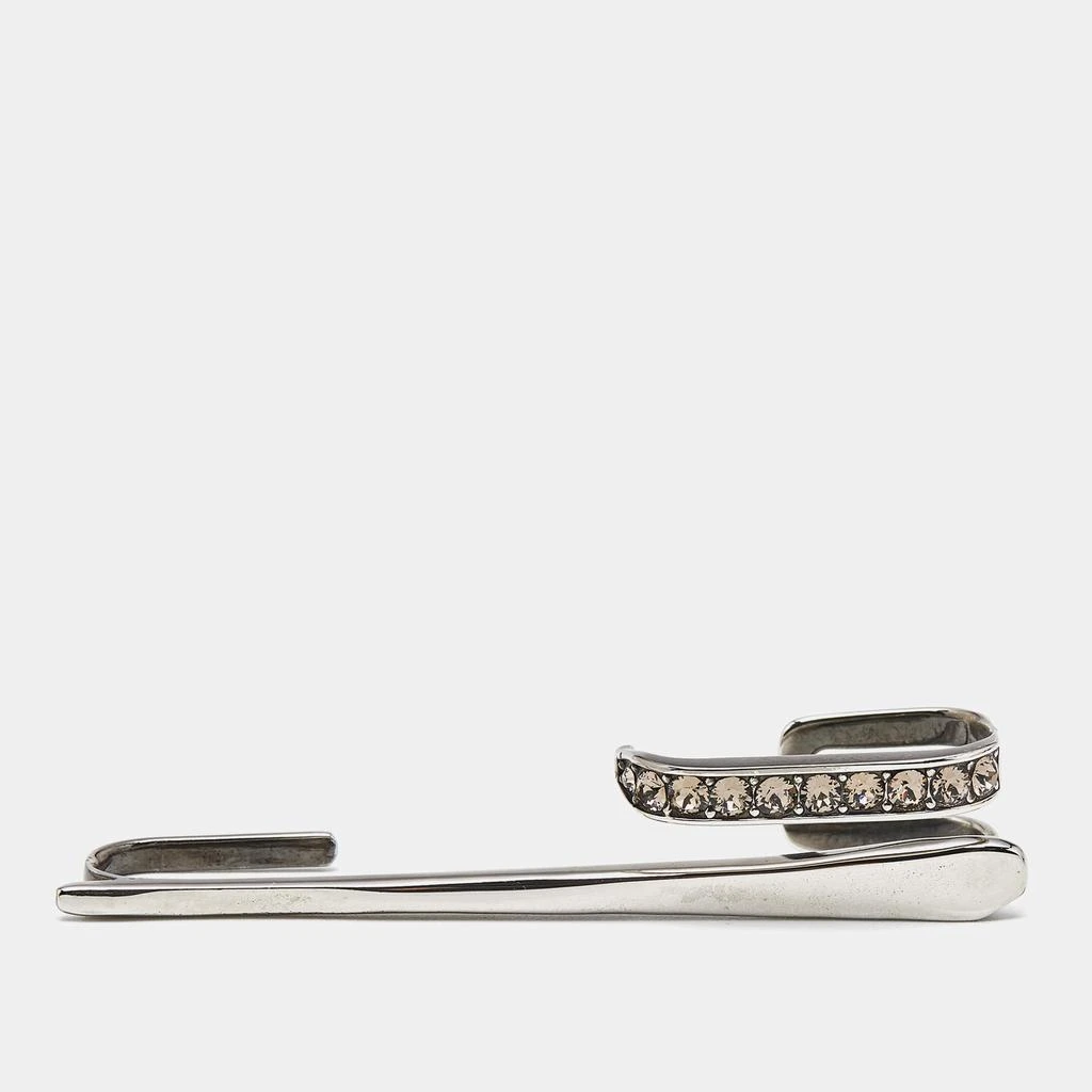 Alexander McQueen Alexander McQueen Crystals Silver Tone Brooch 2