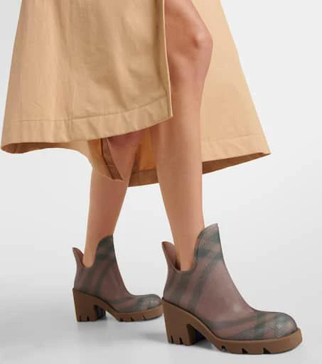 Burberry Burberry Check ankle boots 4