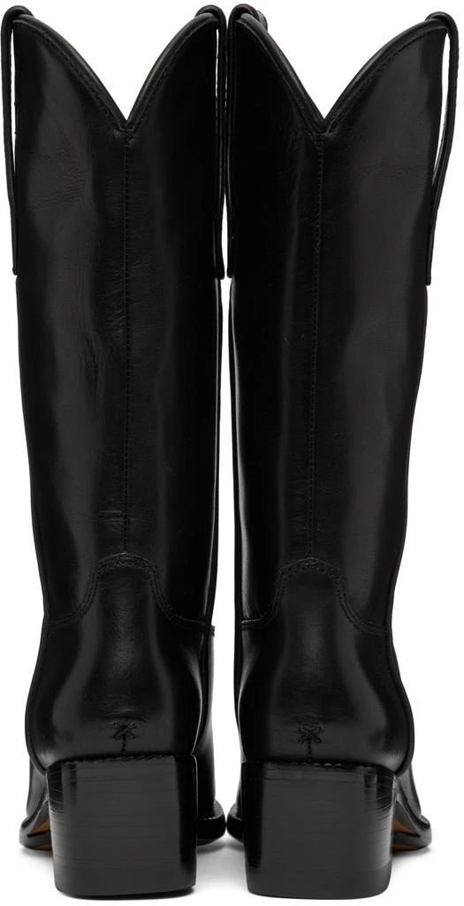 Rag & Bone Black RB Cowboy Boots 2