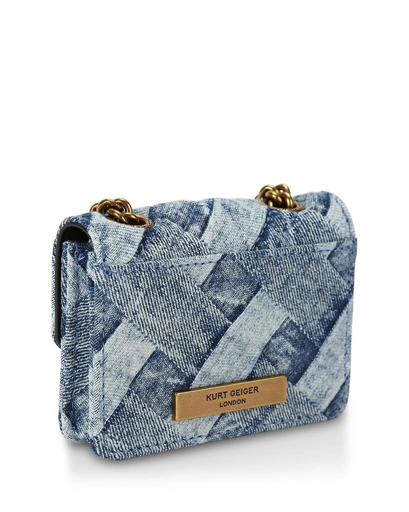 Kurt Geiger Micro Kensington Denim Crossbody Bag 5