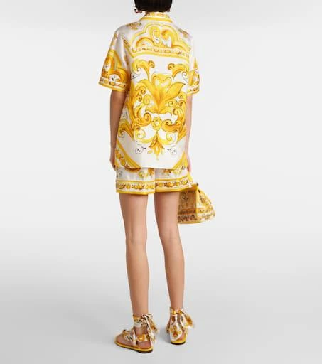 Dolce 
Gabbana Majolica silk twill shirt 3