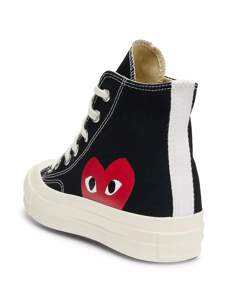 Comme des Garçons PLAY CdG PLAY x Converse Women's Chuck Taylor All Star Peek-A-Boo High-Top Sneakers 3