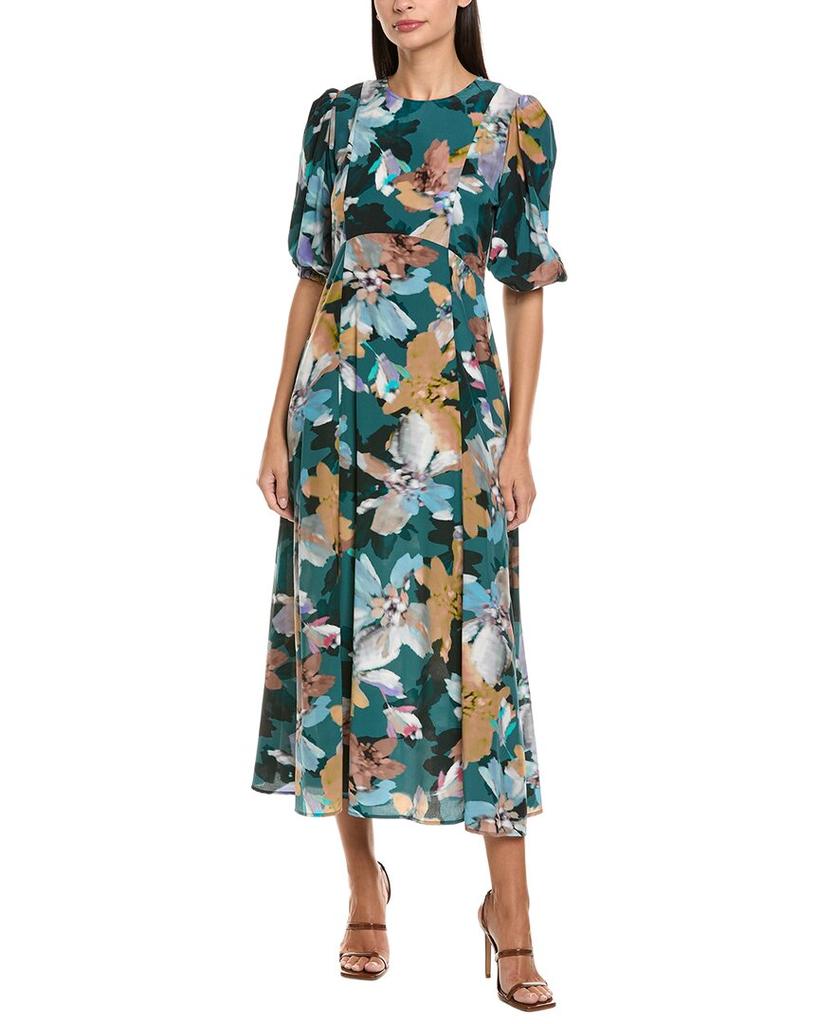 tyler böe Frankie Silk Midi Dress