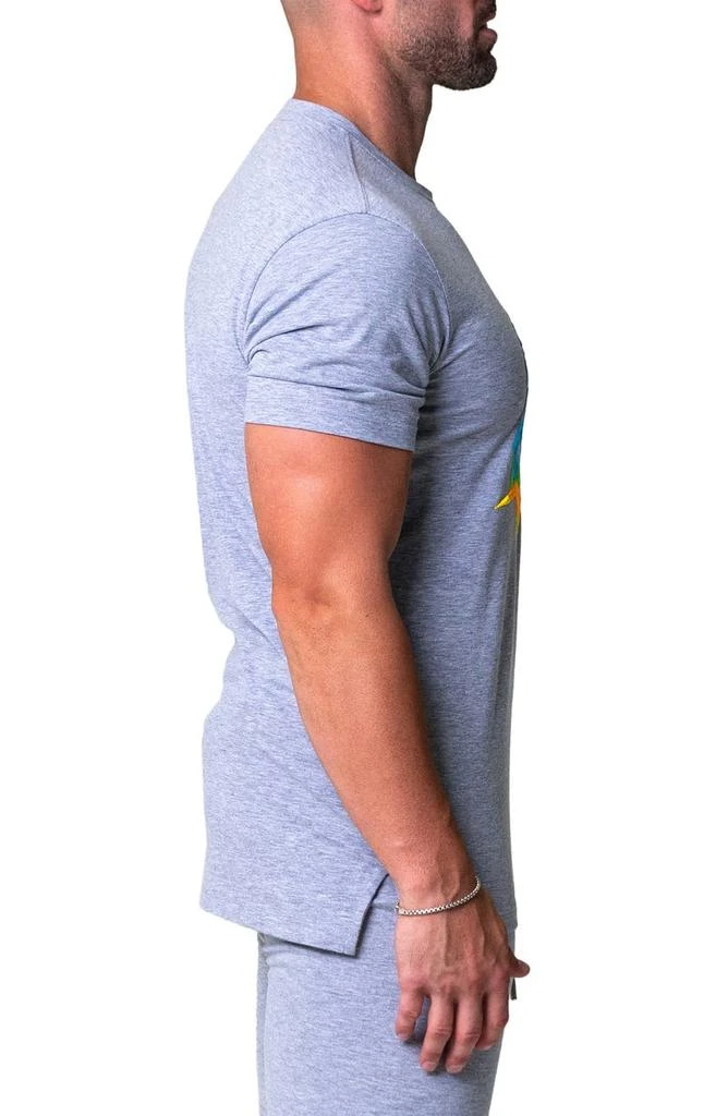 Maceoo Neon Cotton Stretch Graphic T-Shirt 3