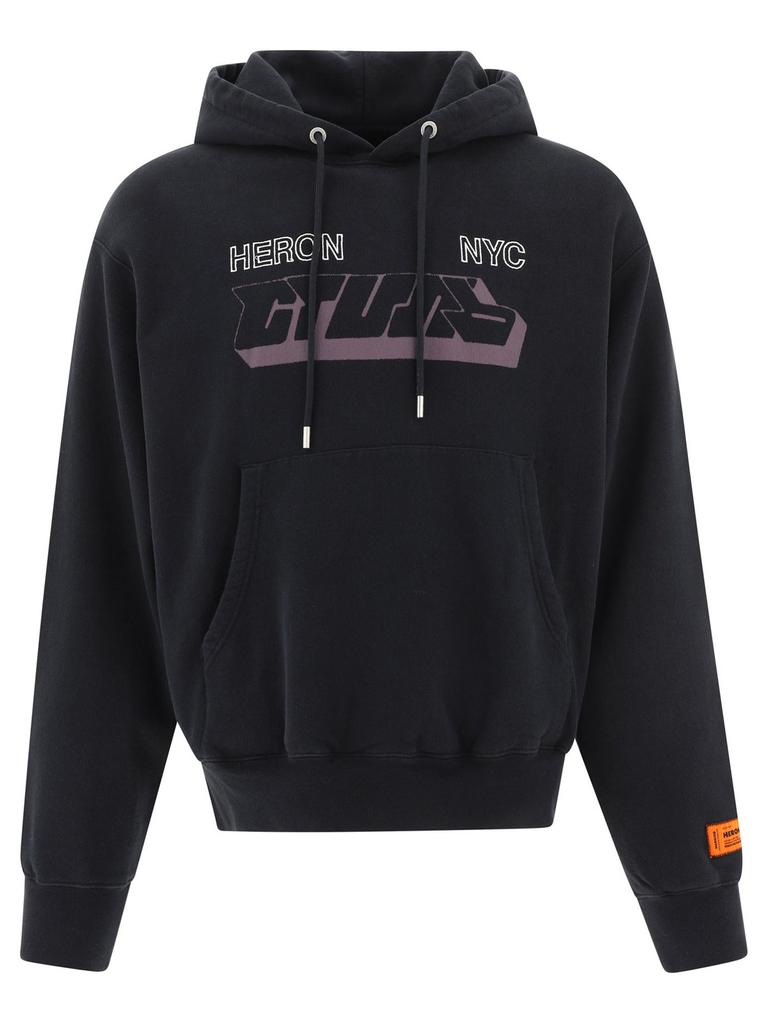 Heron Preston Camouflage Flaming Sleeve Hoodie - Hoodies
