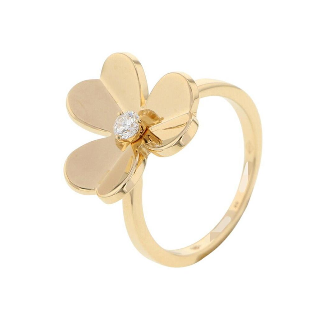Van Cleef & Arpels Frivole yellow gold (18K) Band Ring (Pre-Owned)