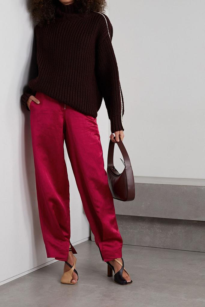 Partow Reed satin wide-leg pants