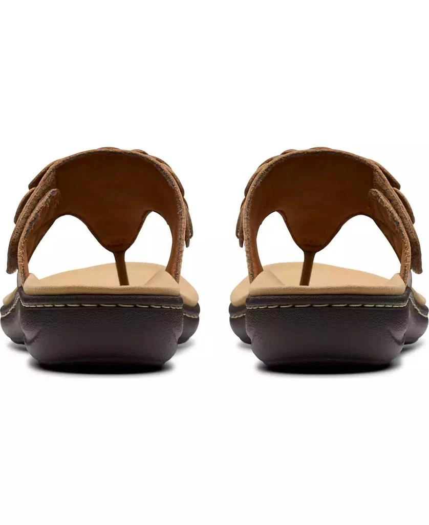 Clarks Collection Women's Laurieann Palm Flip-Flop Sandals 6