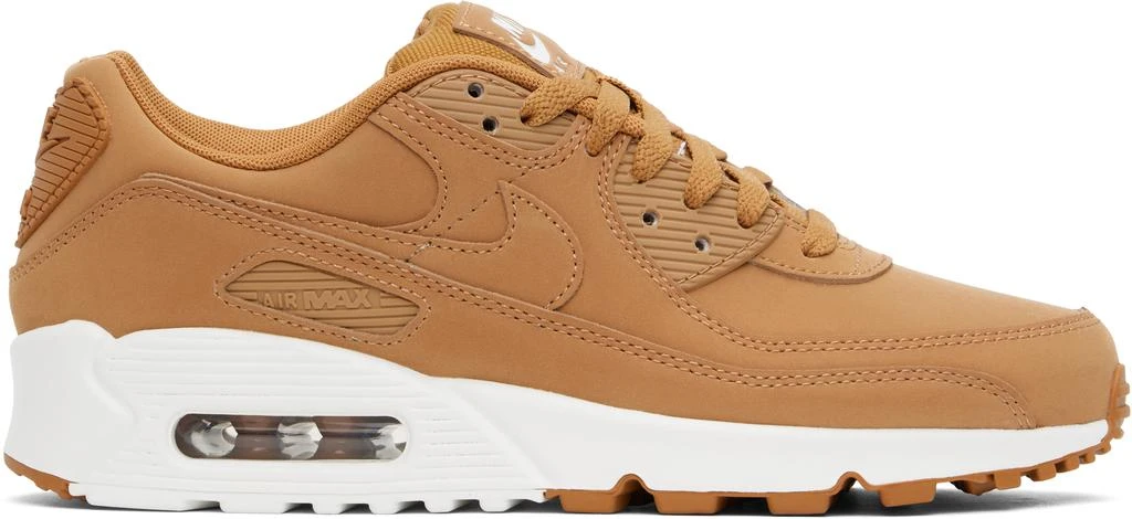 NIKE Tan Air Max 90 Premium Sneakers 1
