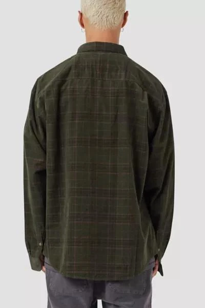 Barney Cools Barney Cools Cabin 2.0 Recycled Cotton Corduroy Plaid Shirt 4