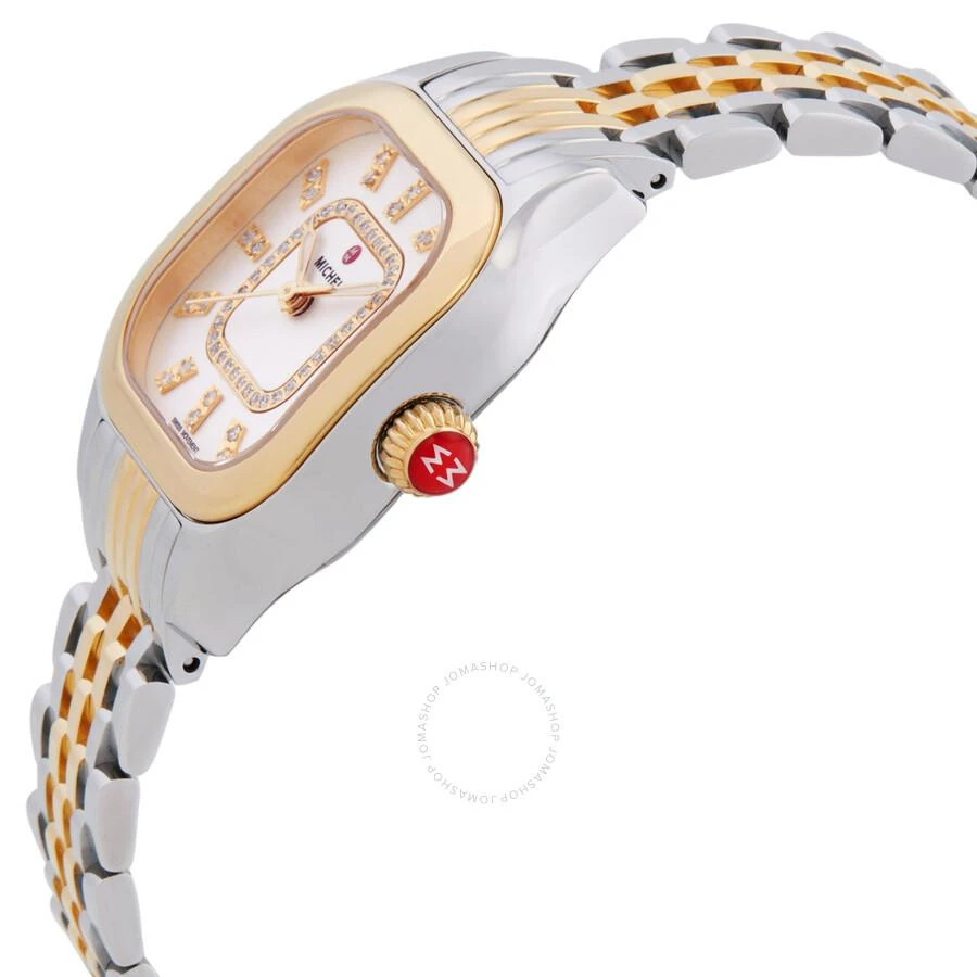 Michele Meggie Two-Tone 18K Gold-Plated Diamond Dial Watch Gift Set 2