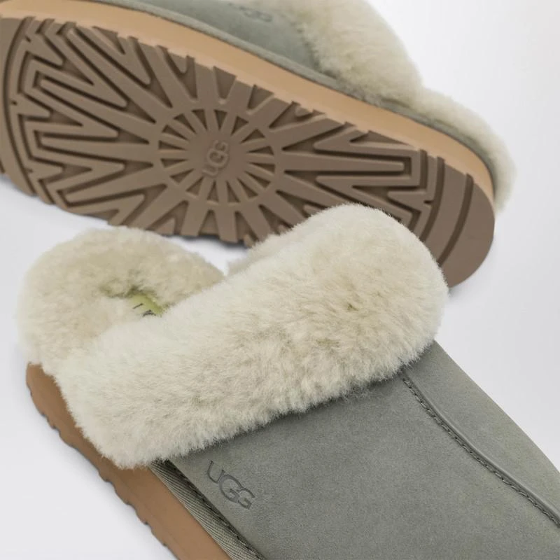 UGG Disquette moss green eather slip-ons 5