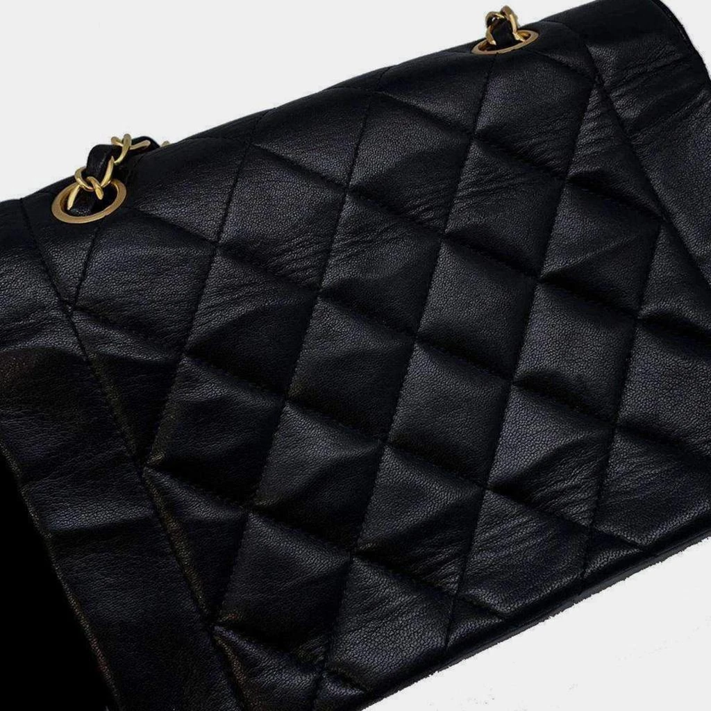 Chanel Chanel Black Lambskin Leather  22  Diana Chain Shoulder Bag 13