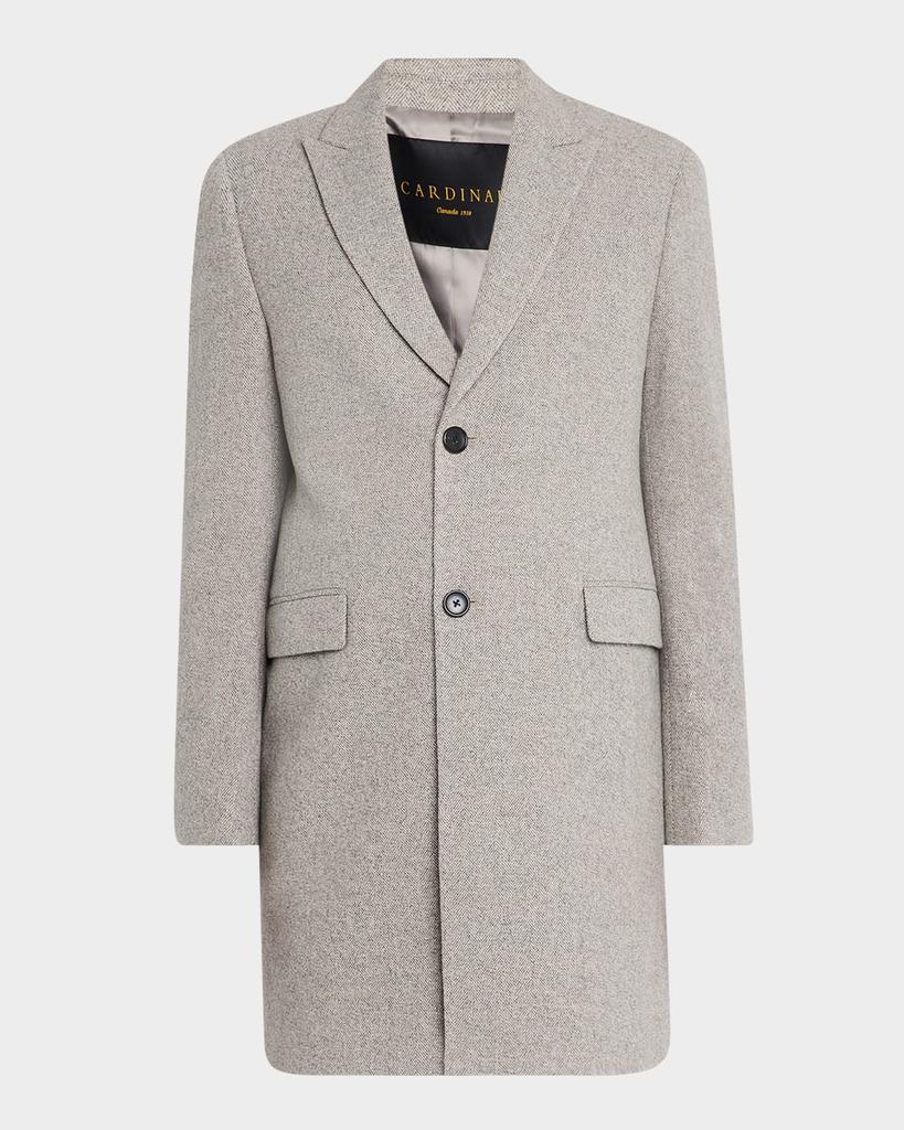 Cardinal of Canada Men's Sutton Herringbone Topcoat