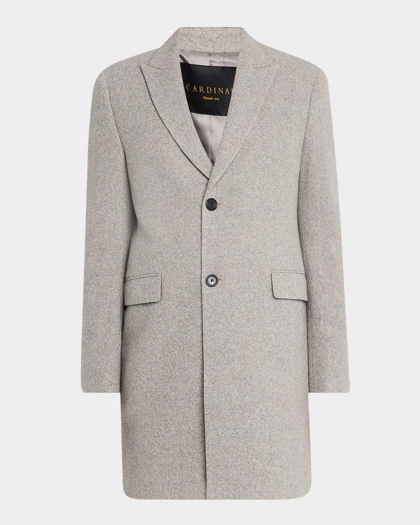 Cardinal of Canada Men's Sutton Herringbone Topcoat 1
