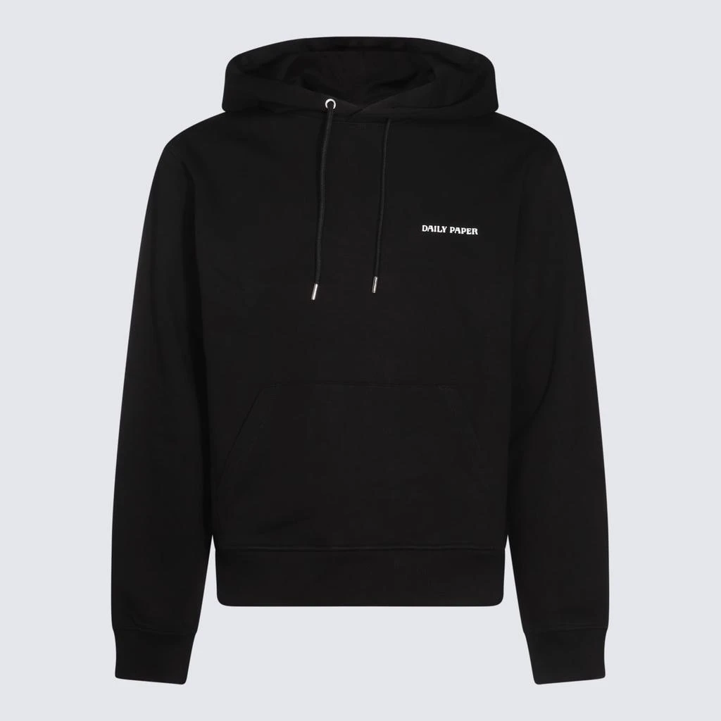 DAILY PAPER Black Cotton Sweatshirt 1