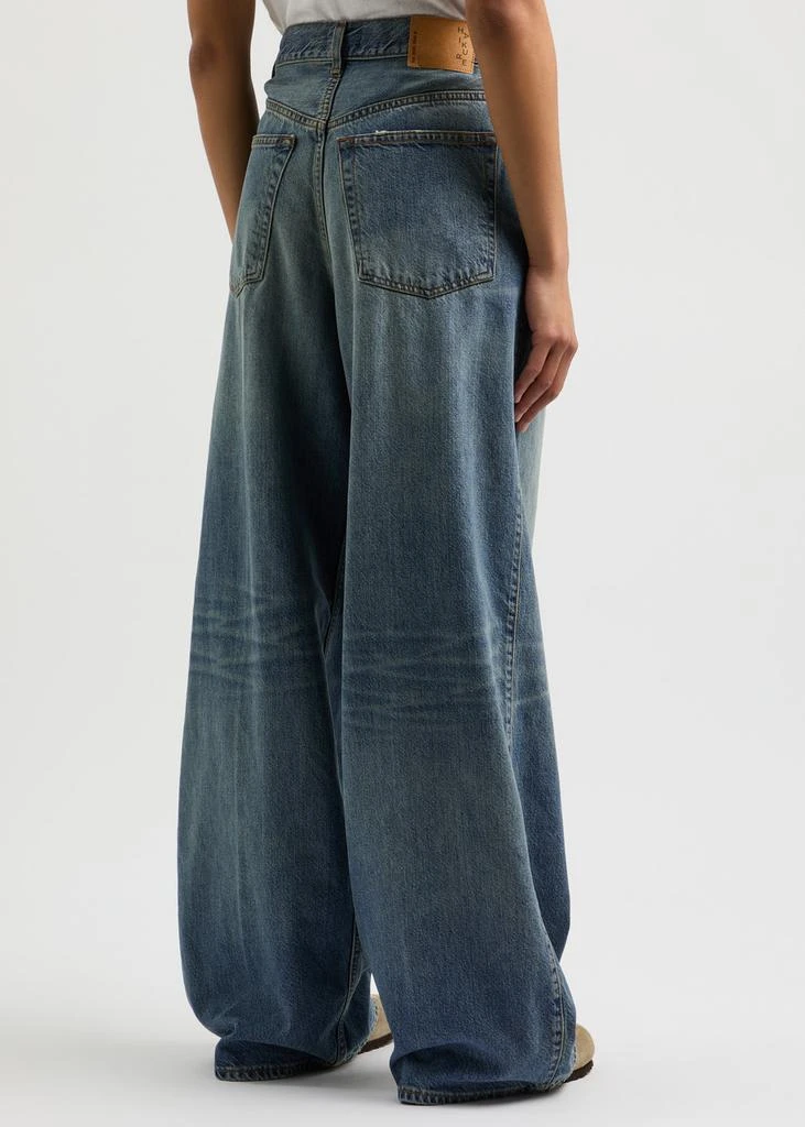 HAIKURE Candy distressed wide-leg jeans 3