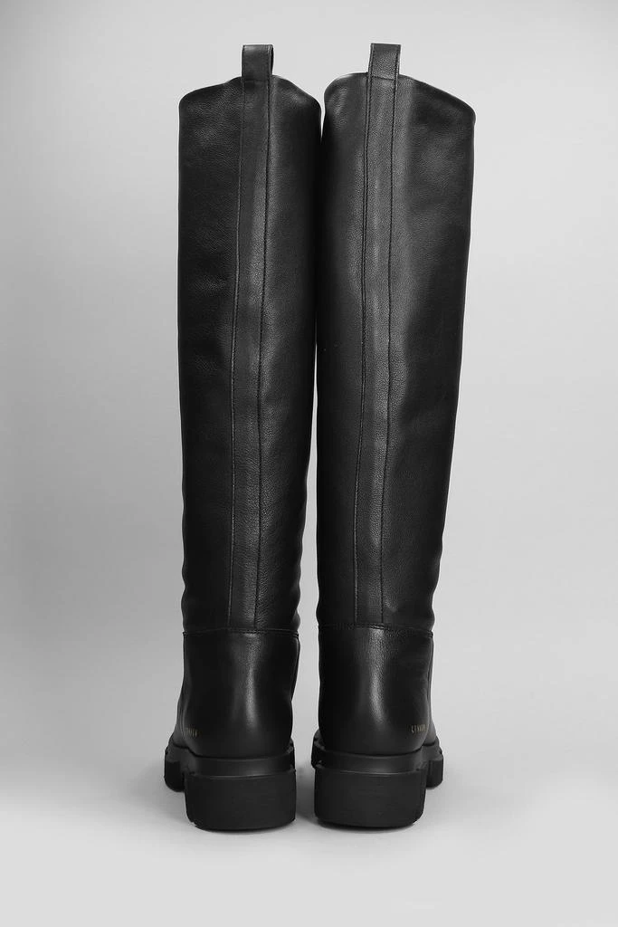 Copenhagen Cph 551 Low Heels Boots In Black Leather 4