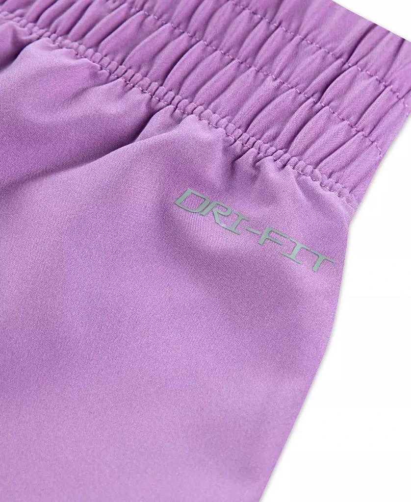 NIKE Little Girls Dri-FIT Rush Woven Logo Shorts 4