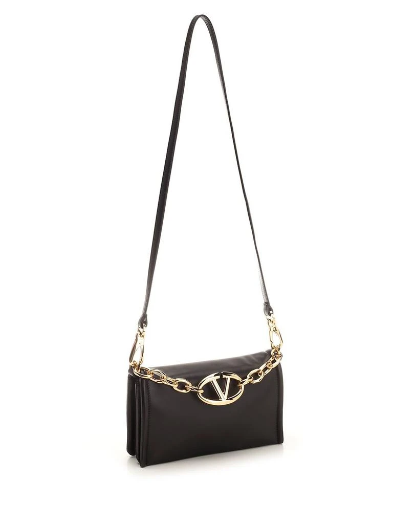 Valentino Valentino VLogo Chain Foldover Top Clutch Bag 3