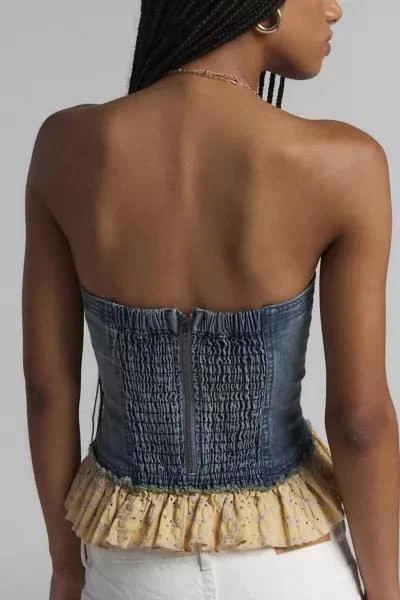 Kimchi Blue Kimchi Blue Dani Denim Tube Top 3