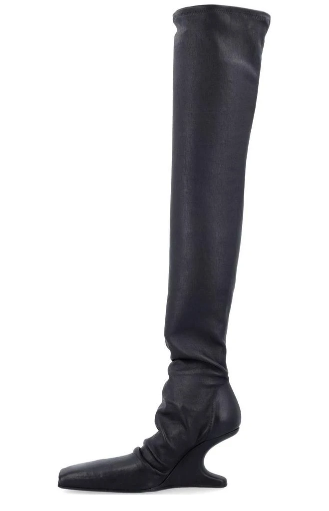Rick Owens Rick Owens Square Toe Thigh-High Length Boots 2