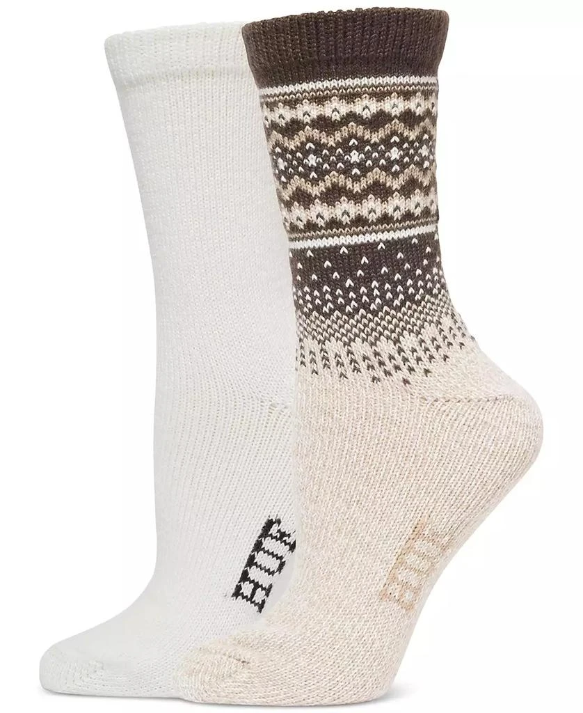 Hue Women's Geo Fair Isle Boot Socks, Pack of 2 1