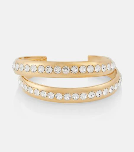 Amina Muaddi Jahleel crystal-embellished bangle