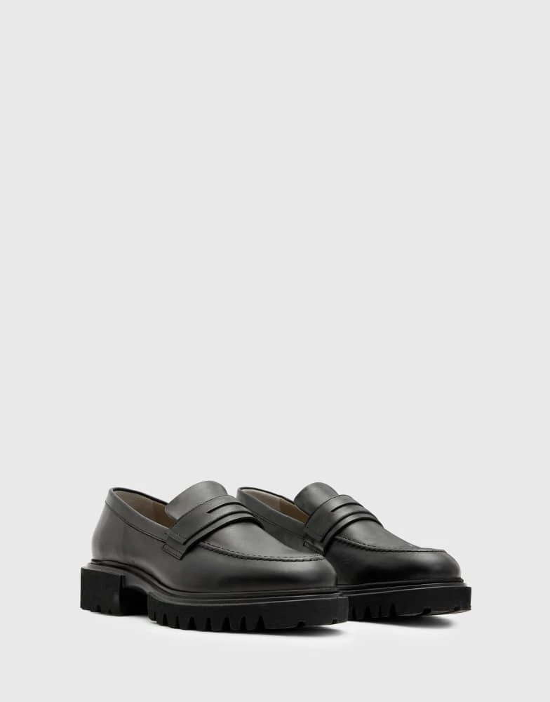 ALL SAINTS AllSaints Vinni loafer in black - BLACK 1