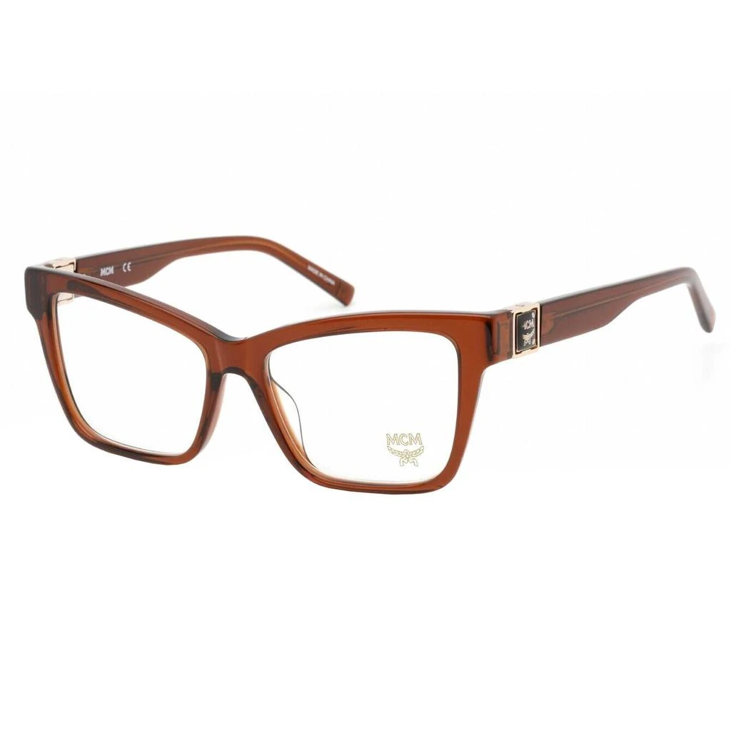 MCM MCM Women's Eyeglasses - Brown Cat Eye Acetate Full-Rim Frame Clear Lens | MCM2719 210 1