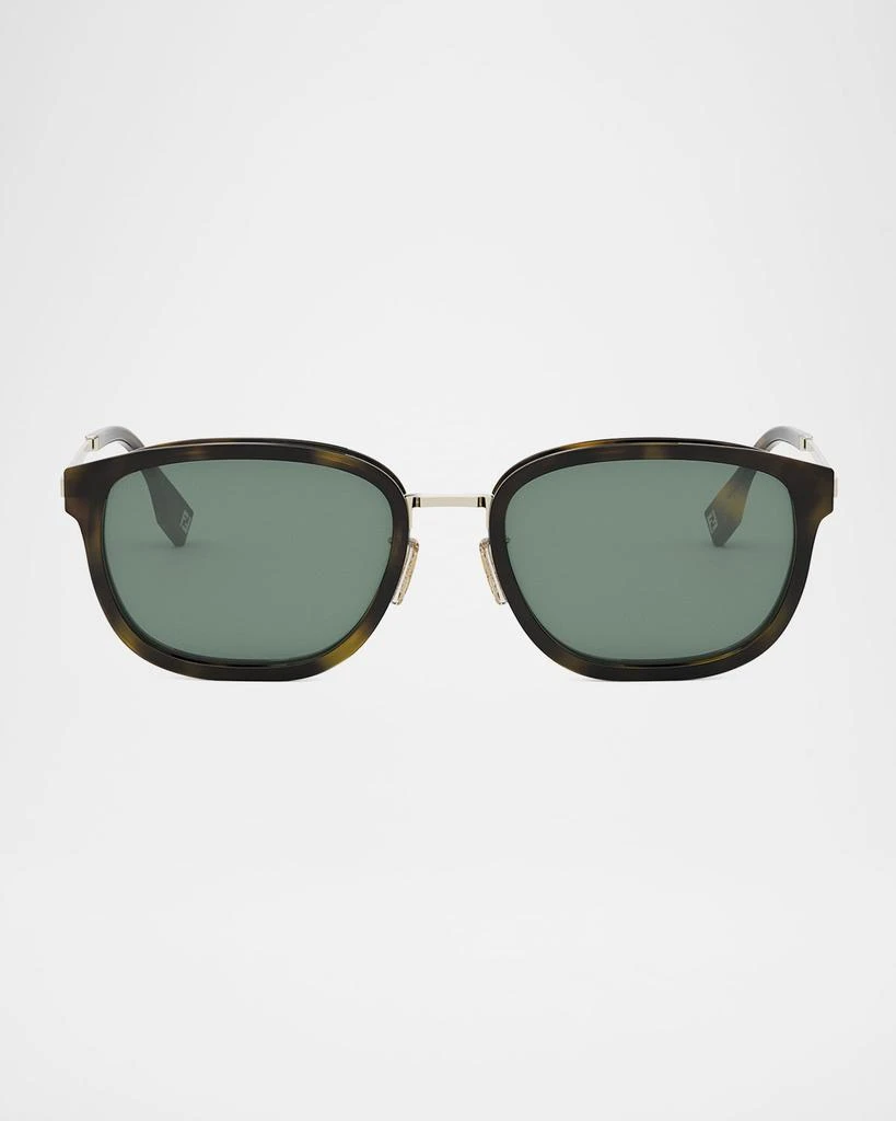 Fendi Men's Fendi Travel Metal Rectangle Sunglasses 1