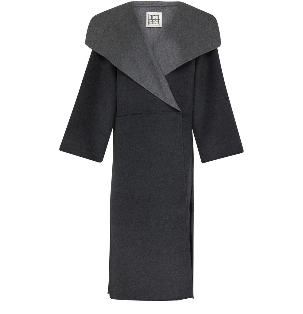 TOTEME Long wool and cashmere coat 1