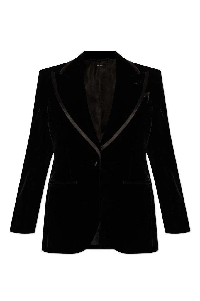 Tom Ford Single-breasted Velvet Blazer 1