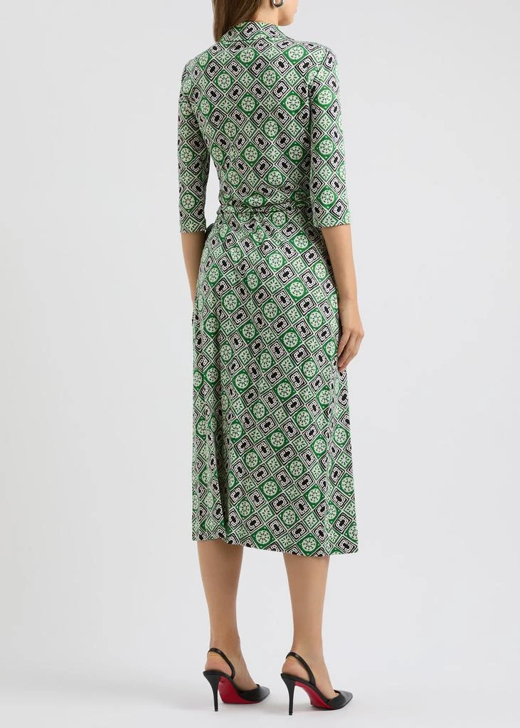Diane von Furstenberg Abigail printed silk-jersey wrap dress 3