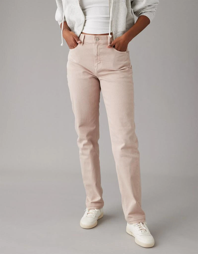 AE AE Stretch Super High-Waisted Straight Jean 1