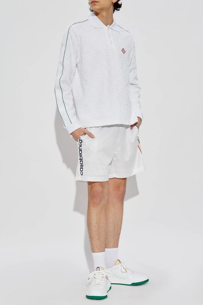 Casablanca Casablanca Embroidered Logo Polo Shirt 2