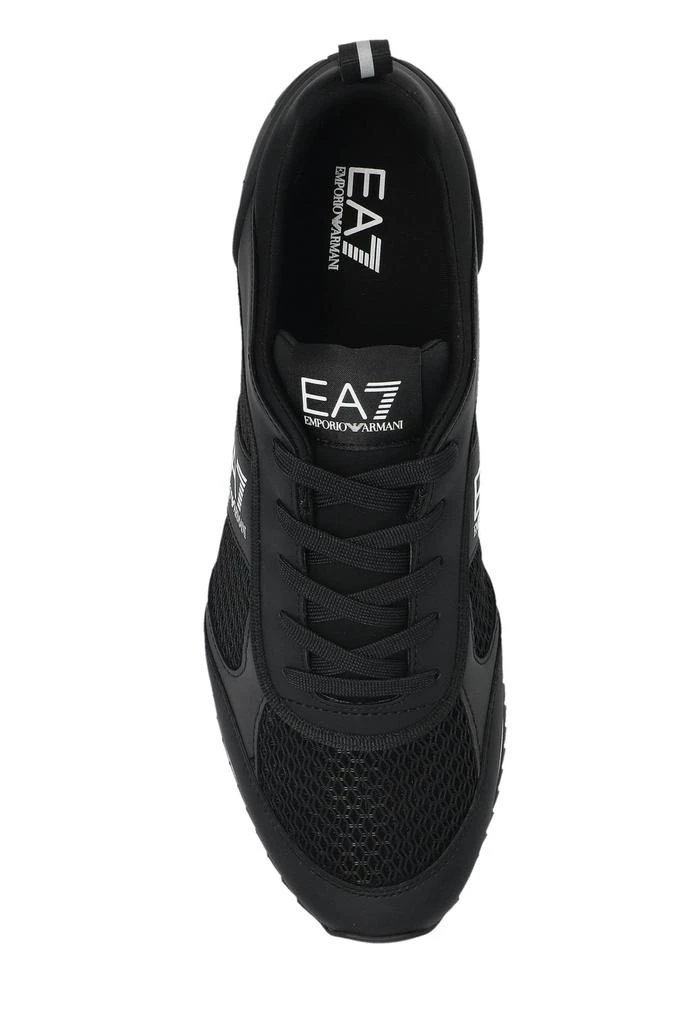 EA7 EMPORIO ARMANI Ea7 Emporio Armani Mesh Panelled Lace-Up Running Shoes 4