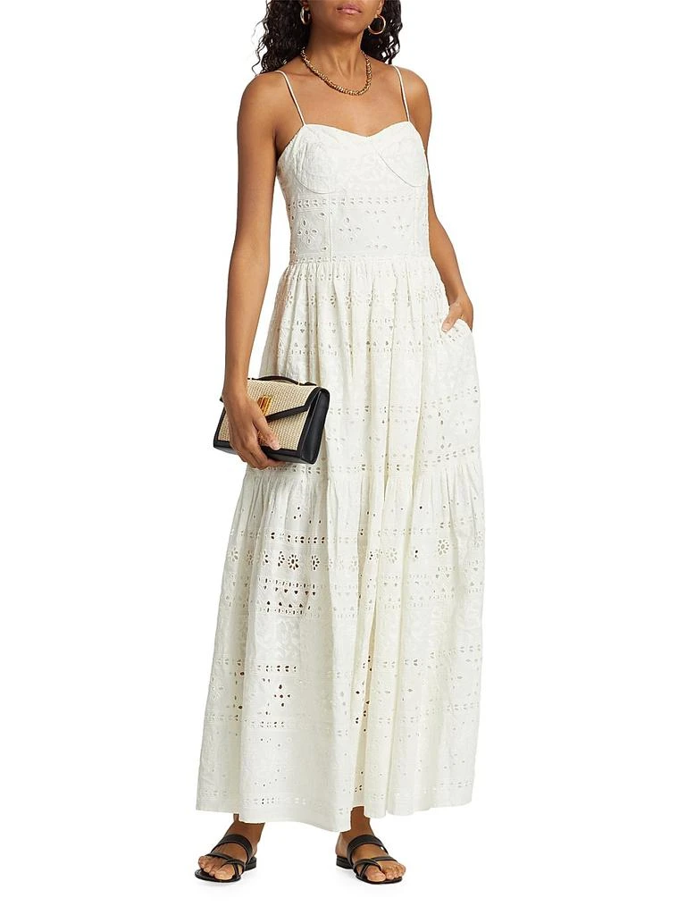Lola Cotton Eyelet Maxi Dress  On Sale Now with Up to 63% Off | Discover  Exclusive Deals & Savings at BeyondStyle  Authentic Carolina K dresses| cotton|Women's|women's |a-line|sleeveless|contemporary|floor-length|sweetheart|solid|women's  apparel with ...