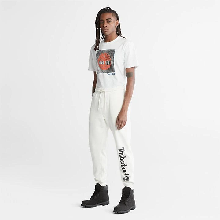Timberland Core Logo Sweatpants for Men in White 3