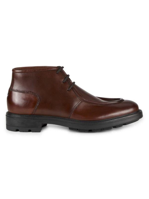 Saks Fifth Avenue Sean Leather Chukka Boots 1