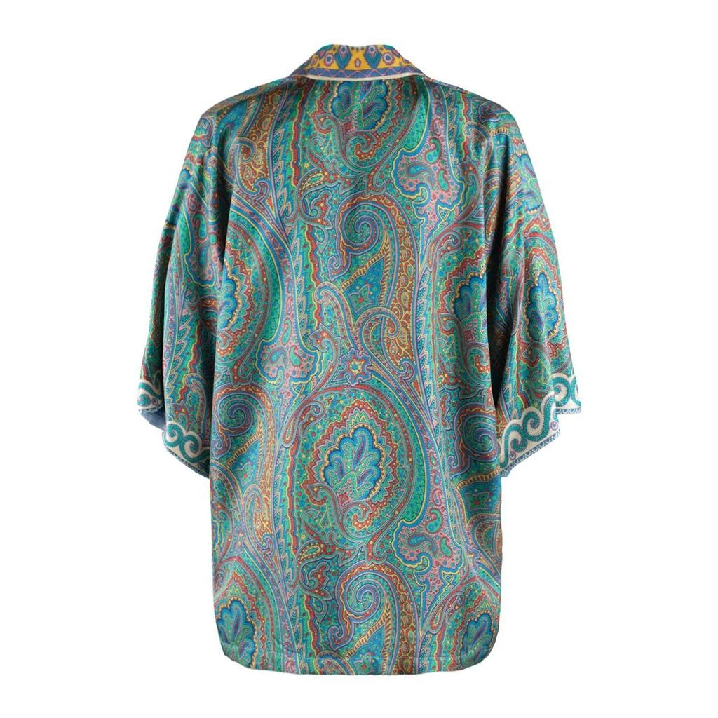 ETRO Etro Silk Kimono With Multicolor Paisley Print 2