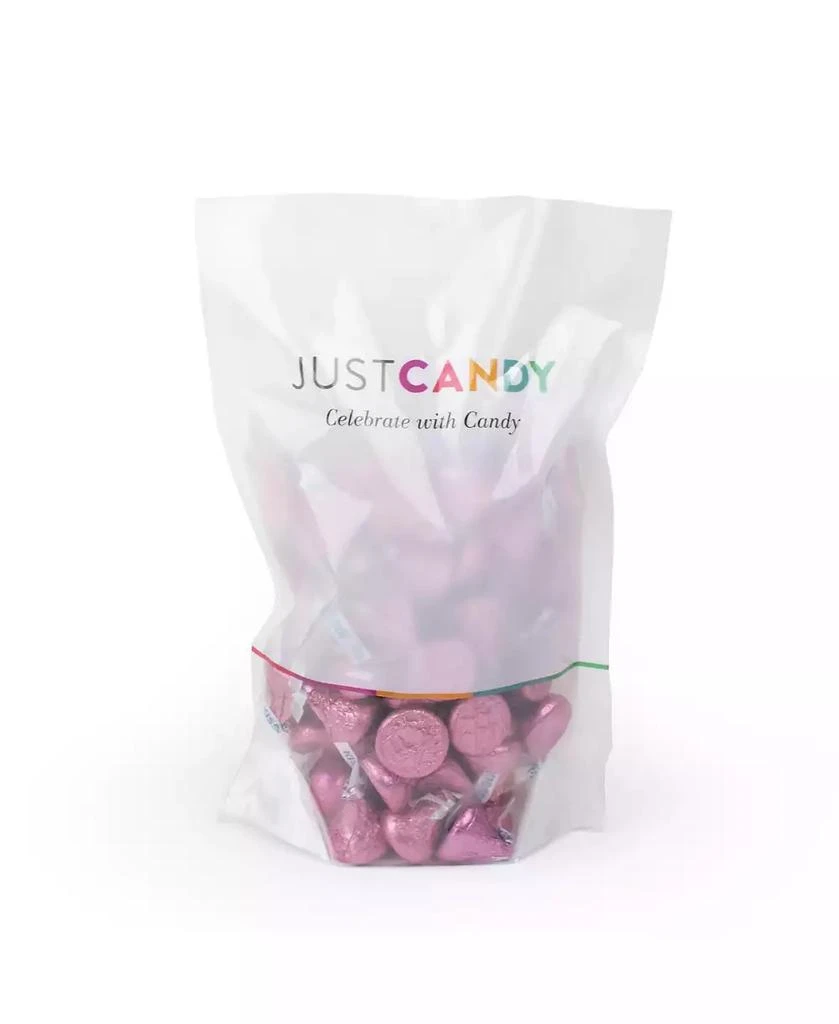 Just Candy Pink Hershey's Kisses Candy Milk Chocolates 90 Pieces 2