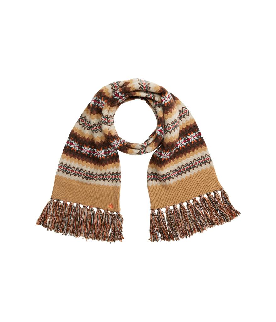 LAUREN Ralph Lauren Multi Fair Isle Scarf