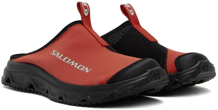 Salomon Red & Black RX 3.0 Slip-On Sneakers 4