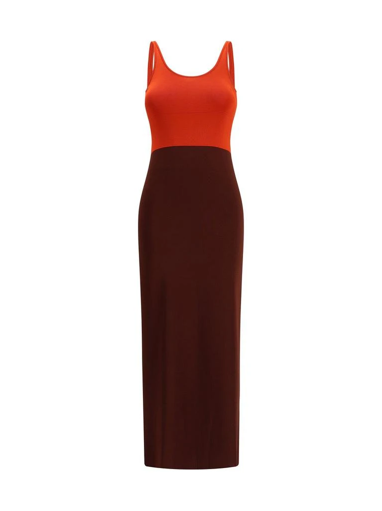 Fendi Fendi Scoop Neckline Long Dress 1