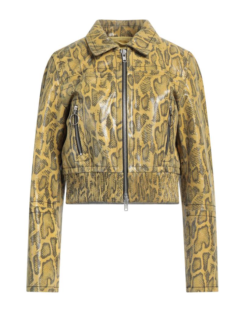 STAND STUDIO Olive green nylon Abbie padded jacket - Jackets