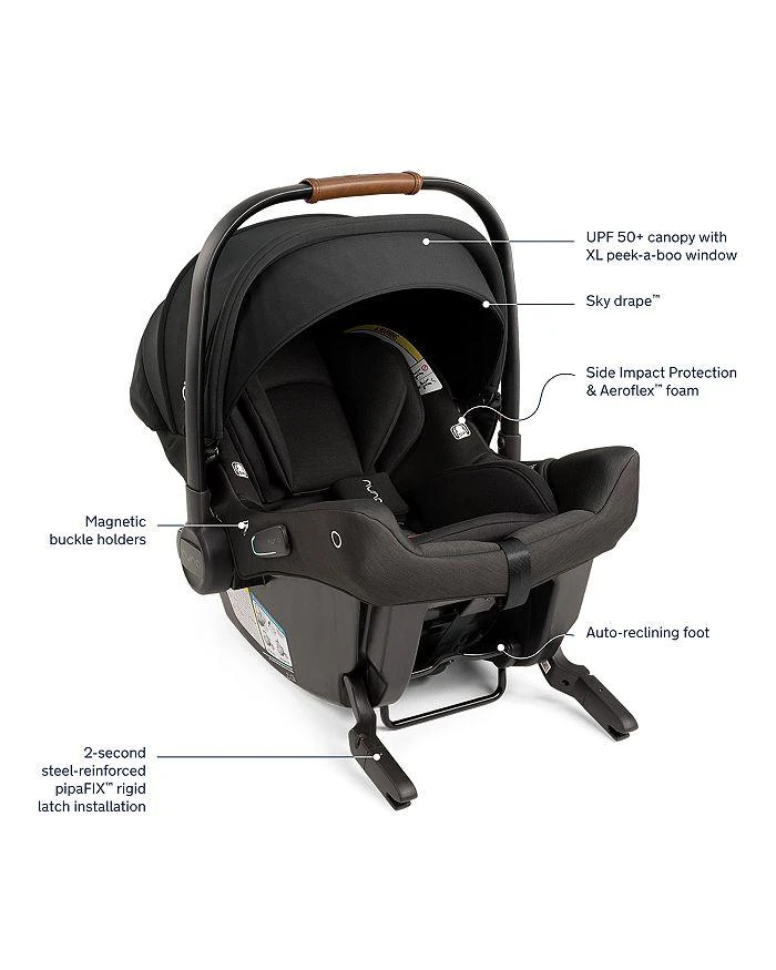 Nuna TRVL LX Stroller & PIPA Urbn Infant Car Seat Travel System 7