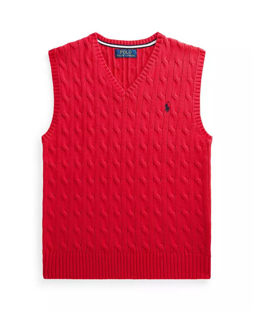 Ralph Lauren Big Boys Cable- Knit Sweater Vest